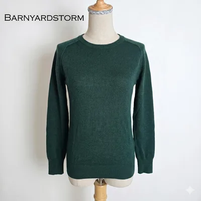 BARNYARDSTORM ニット セーター 0 ダークグリーン ウール混 長袖