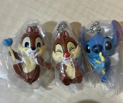 ディズニー キャラクター キーホルダー 3個セット ガチャガチャ