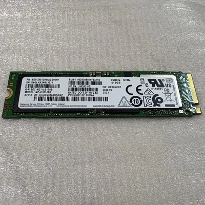 Samsung SSD 512GB M.2 NVMe 動作確認済み