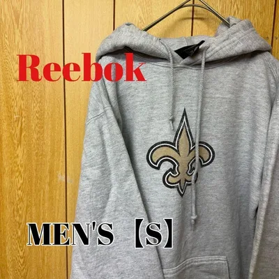 TQ3【US輸入】Reebok(リーボック) パーカー【メンズS】グレー