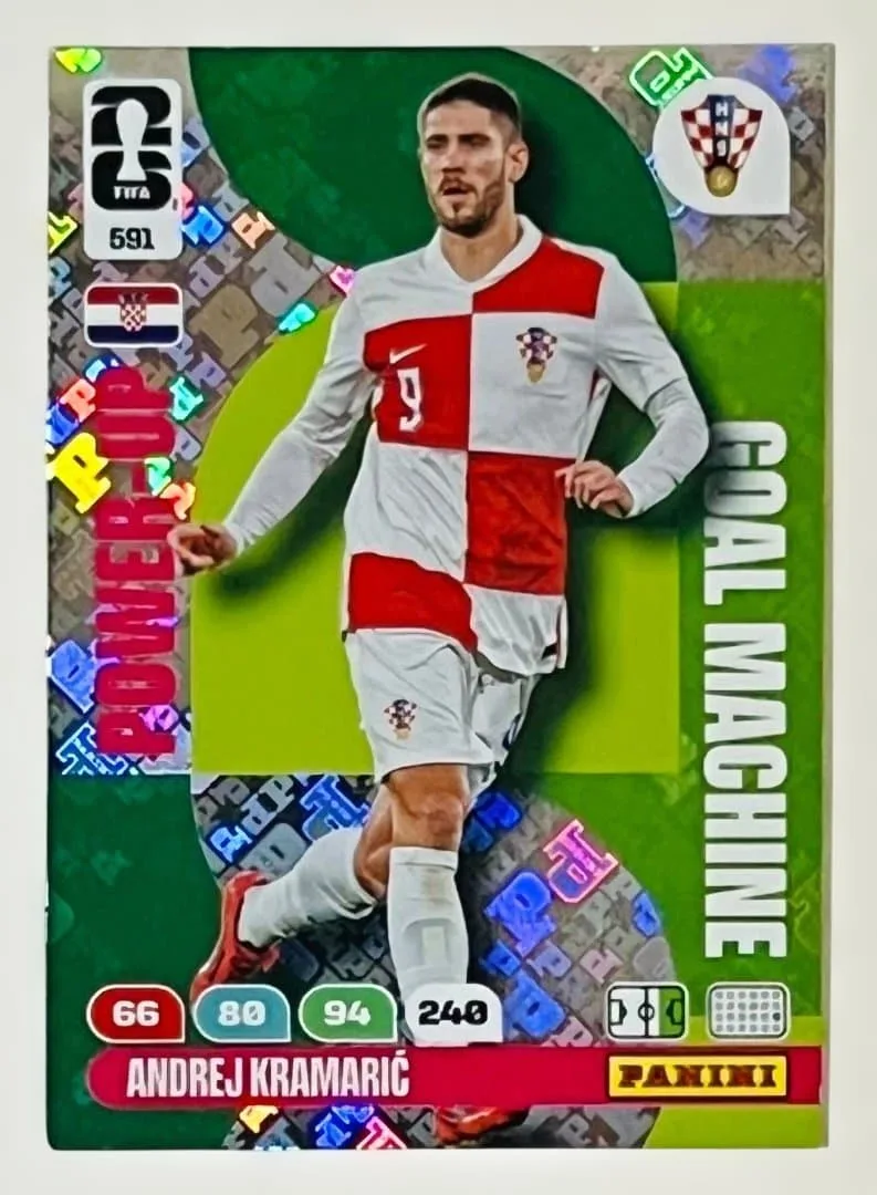 パニーニ ワールドカップ 26 Kramarić XLアドレナリン キラカード