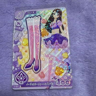 アイカツ! パープルステージニーハイパンプス