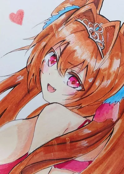 【ウマ娘】ダイワスカーレット ファンアート 手書きイラスト