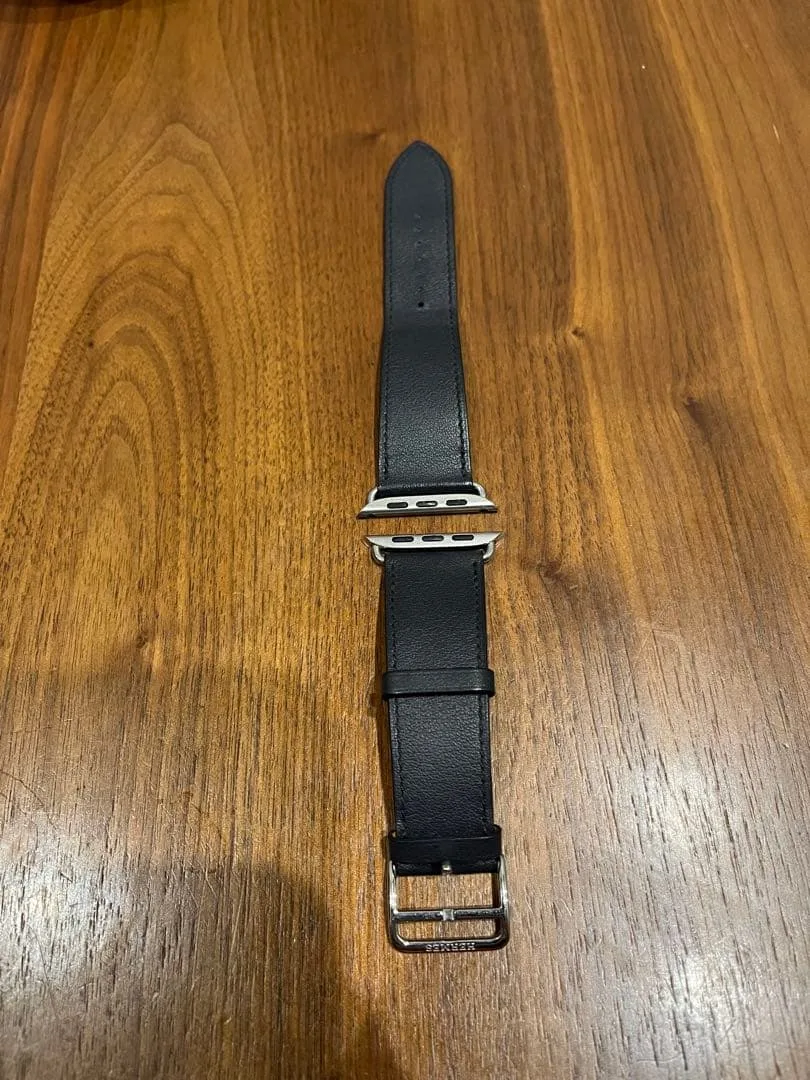 Apple Watch HERMES レザーバンド ネイビー