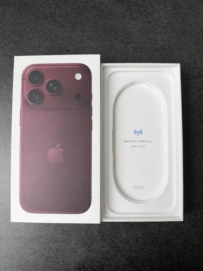 【即発送】iPhone18Pro バーガンディ 空箱