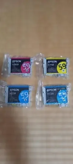 EPSON 59シリーズ 純正インクカートリッジ 4本セット