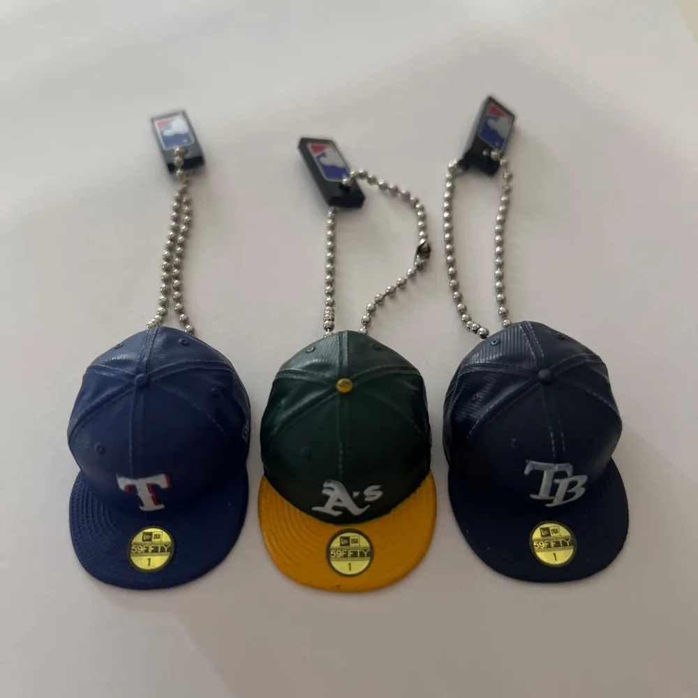MLB New Era 59FIFTY キャップ キーホルダー 3種セット