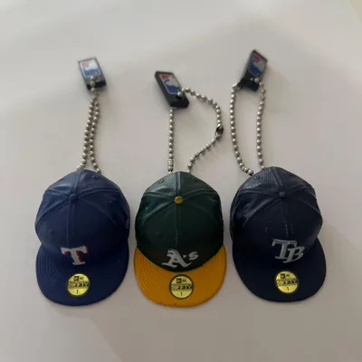 MLB New Era 59FIFTY キャップ キーホルダー 3種セット