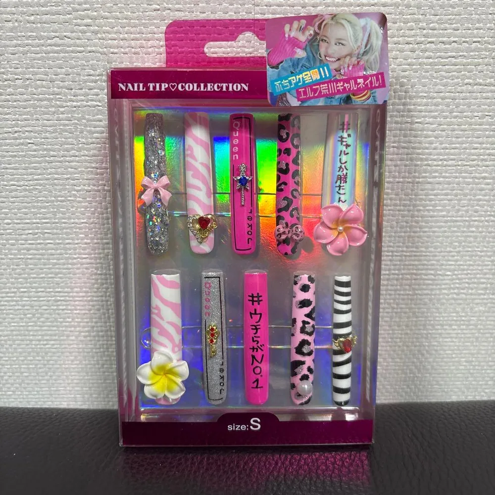 GALLZ ネイルチップ コレクション Sサイズ ギャルみMAX柄柄ネイル