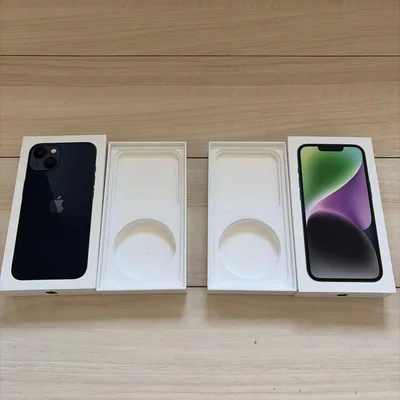 Apple iPhone 13 & 14 空箱 2点セット