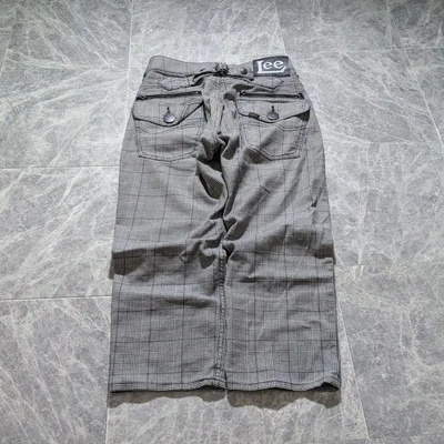 Lee archive check cargo shorts gimmick