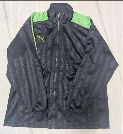 【廃盤希少色】 PUMA プージャー ジャージ 緑 紺