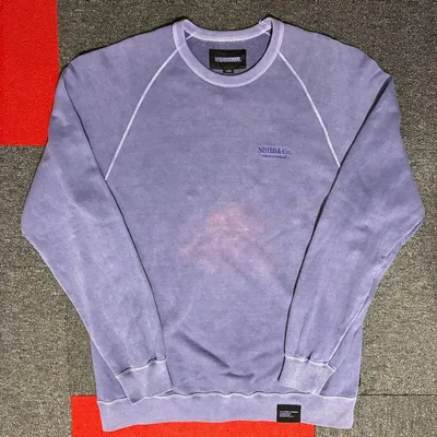 PIGMENT DYED SWEAT SHIRT LS ※色落ちあり