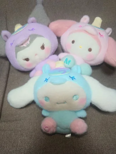 サンリオキャラクターズ ミルキーボア くりっぴぃぬいぐるみ ユニコーン 3点