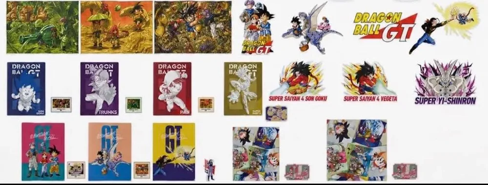 ドラゴンボールGT アクリルスタンド ステッカー コンプリートセット