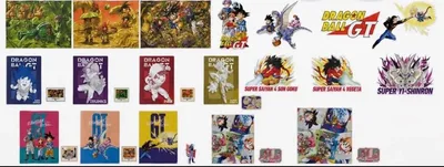 ドラゴンボールGT アクリルスタンド ステッカー コンプリートセット