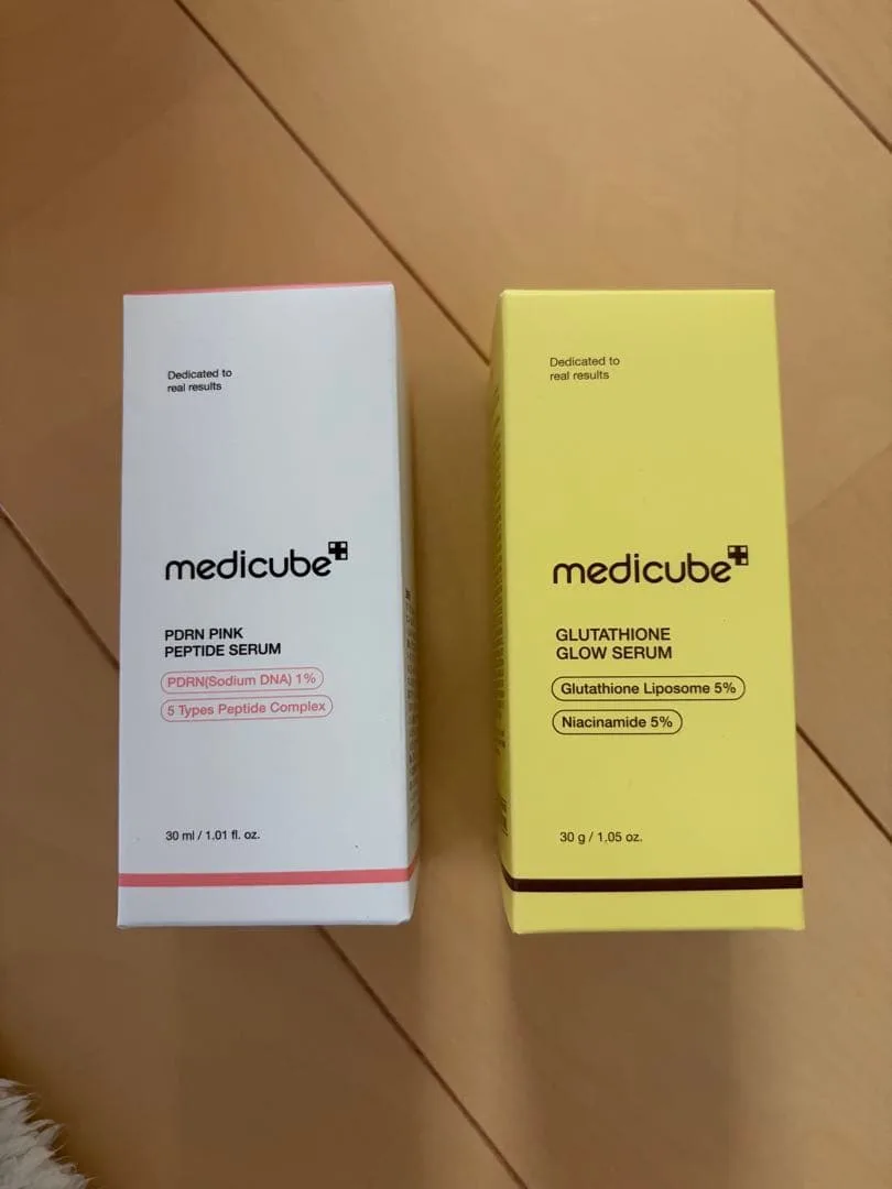 medicube PDRN ピンクペプチドセラム & グルタチオングロウセラム