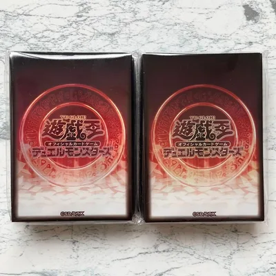 【新品】遊戯王 遊戯王の日 レッド 赤 スリーブ 60枚