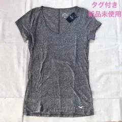Hollister ホリスター 半袖VネックTシャツ グレー S 新品未使用