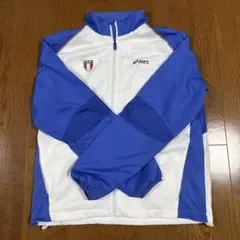 asics ジャケット italia ブルー/ホワイト