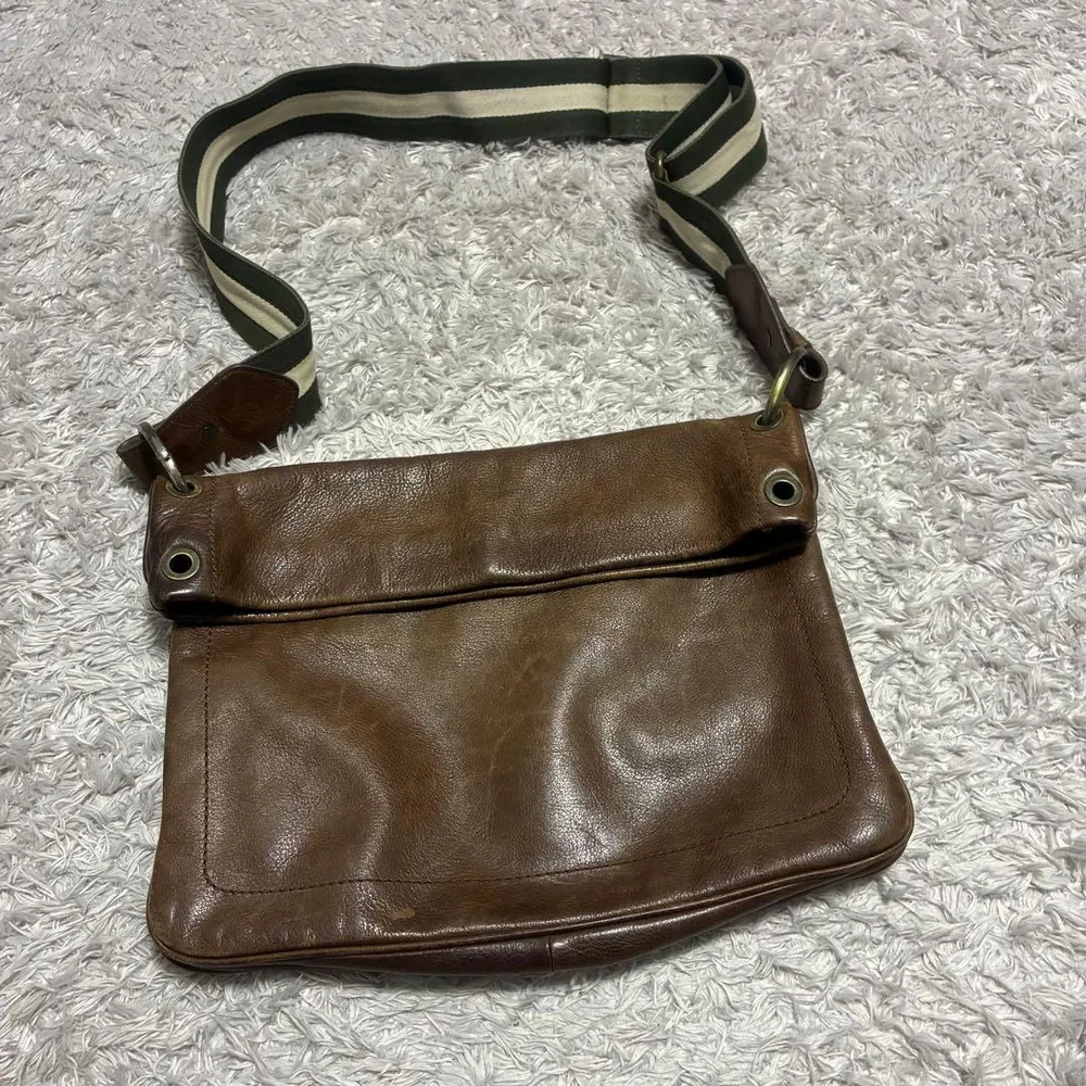 BALLY バリー 本革 ショルダーバッグ メッセンジャーバッグ ブラウン