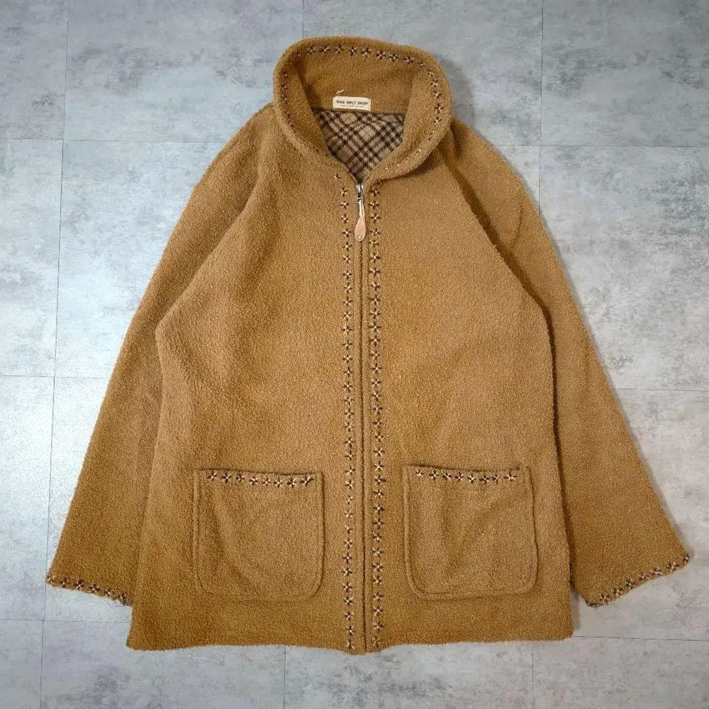 DOG ONLY SHOP ボアジャケット フリース 刺繍 古着 vintage