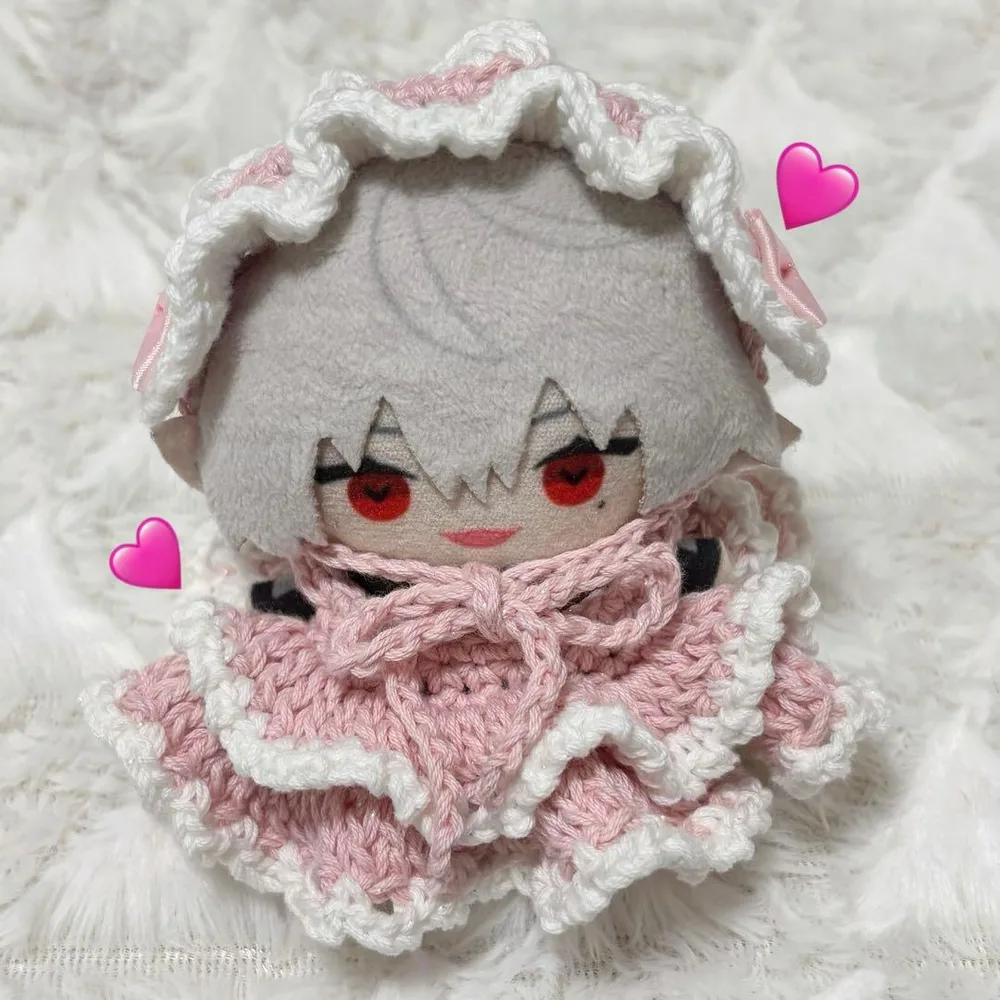 【キラピンク】 にじぱぺっと ヘッドドレス ぬい服 ぬい帽子