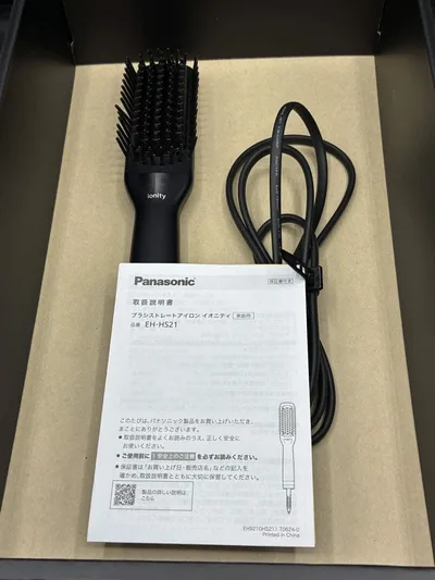 Panasonic ブラシストレートアイロン イオニティ EH-HS21