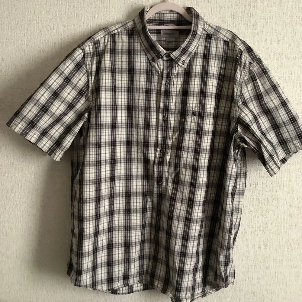 Carhartt チェックシャツ 半袖 2XL