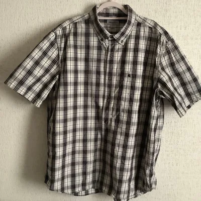 Carhartt チェックシャツ 半袖 2XL