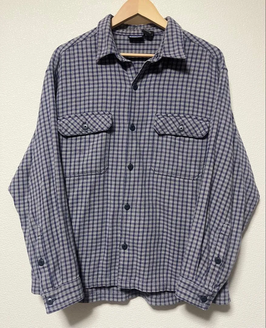 90s Patagonia ヘビーフランネルシャツ F6 ポルトガル製