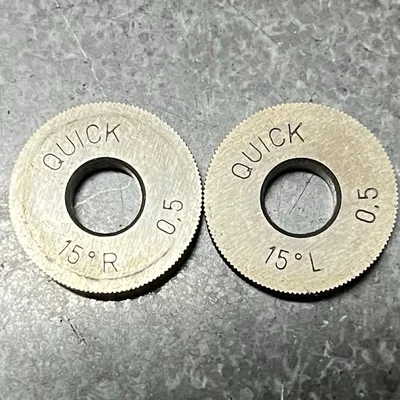 QUICK ローレット 駒 15° 0.5 L Rセット