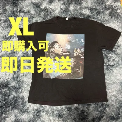 スヌープ・ドッグ フォトプリント Tシャツ ブラック XL ストリート