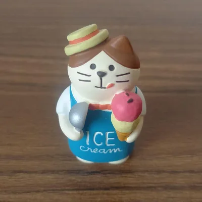 ☆コンコンブル アイス屋猫☆concombre 夏 雪猫アイス☆