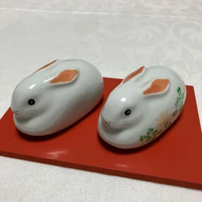 うさぎの置き物