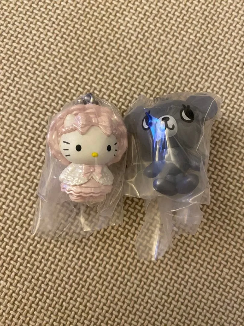 ハローキティ ミントくん マスコット ガチャ 2種セット