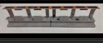 新品未使用 新都会の駅 プラレール