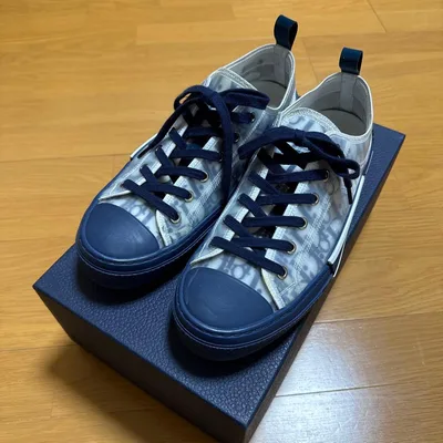 Dior ディオール B23 ロートップ スニーカー ネイビー 41 オブリーク