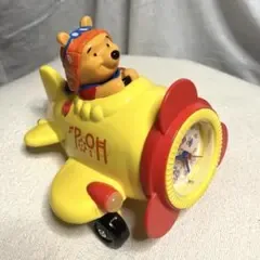 Disney 光る!くまのプーさん飛行機型目覚まし時計