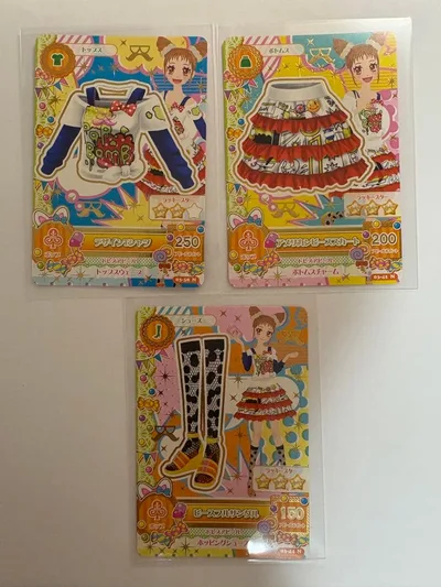 アイカツカード 3枚セット ポップコーデ