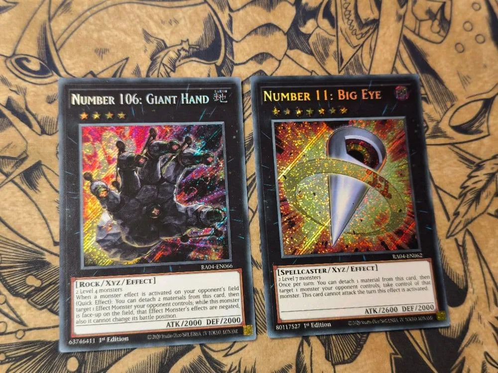 Yu-Gi-Oh! EU English version Giant Hand Big Eye Secret Siku