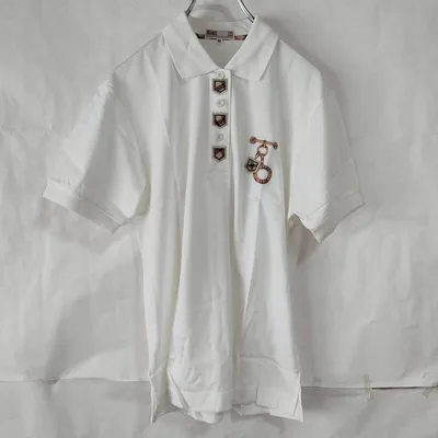 DAKS ポロシャツ ホワイト メンズ M