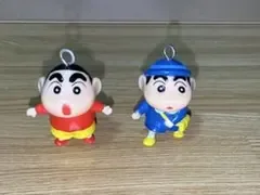 クレヨンしんちゃん フィギュア マスコット 2体セット