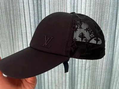LOUIS VUITTON モノグラム メッシュ キャップ ブラック 黒