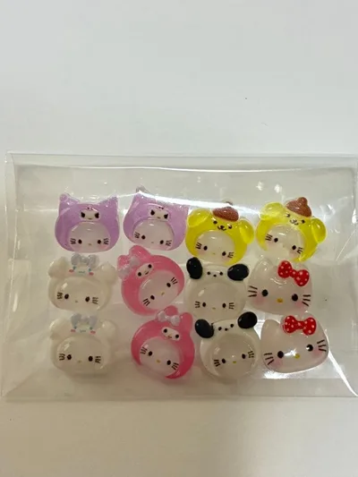 サンリオ キャラクターネイルパーツ キティ シナモロール マイメロ