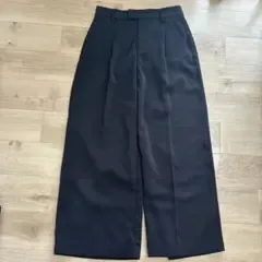レディース ブラック スラックス パンツ