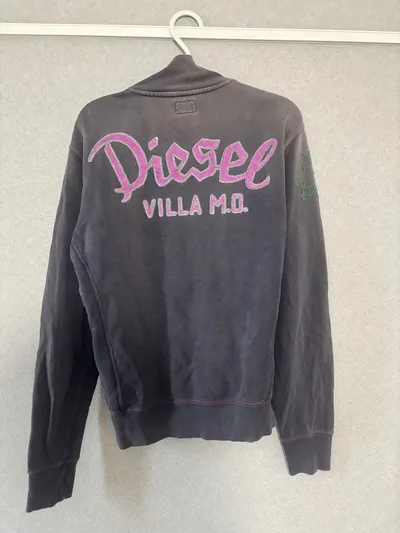 DIESEL ディーゼル ジップアップ パーカー トレーナー長袖 l