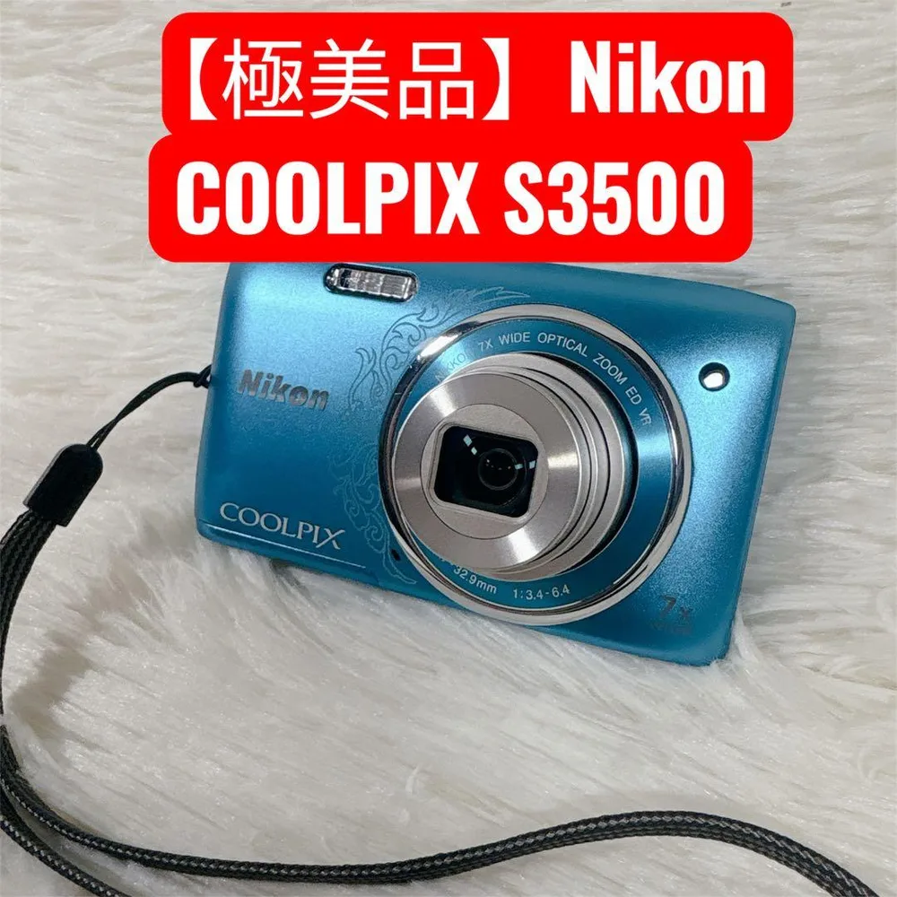 【極美品】Nikon COOLPIX S3500 コンパクトデジタルカメラ