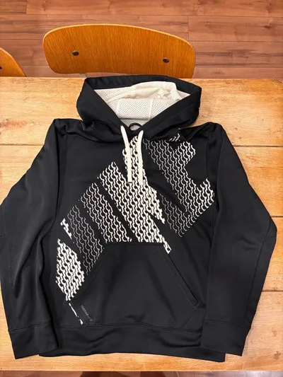 NIKE ビッグロゴパーカー ブラック Sサイズ