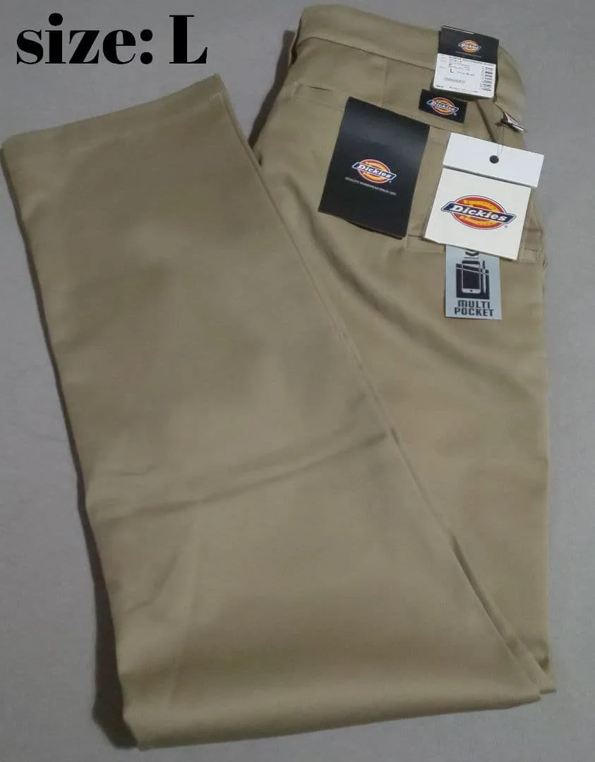 【新品未使用】ディッキーズ Dickies ワークパンツ ベージュ L タグ付き